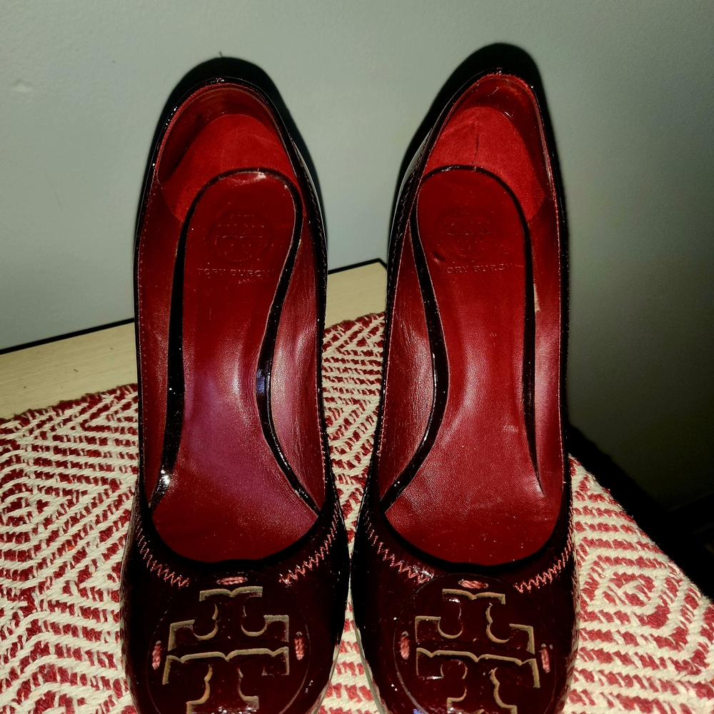 TORY BURCH Deep Red Heels